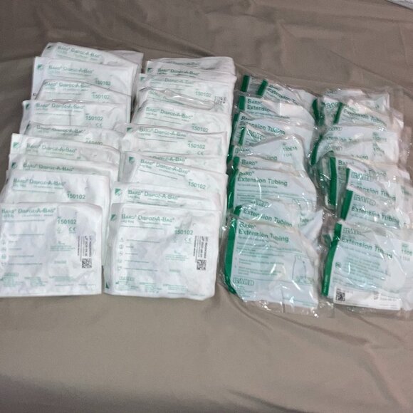 Bard Dispoz-A-Bag Urinary Leg Bag 19oz 150102 w/Tubes Lot of 20 - Picture 1 of 6